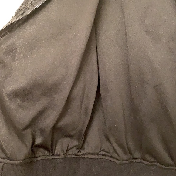 Black Lace Bomber Jacket - Picture 14 of 16